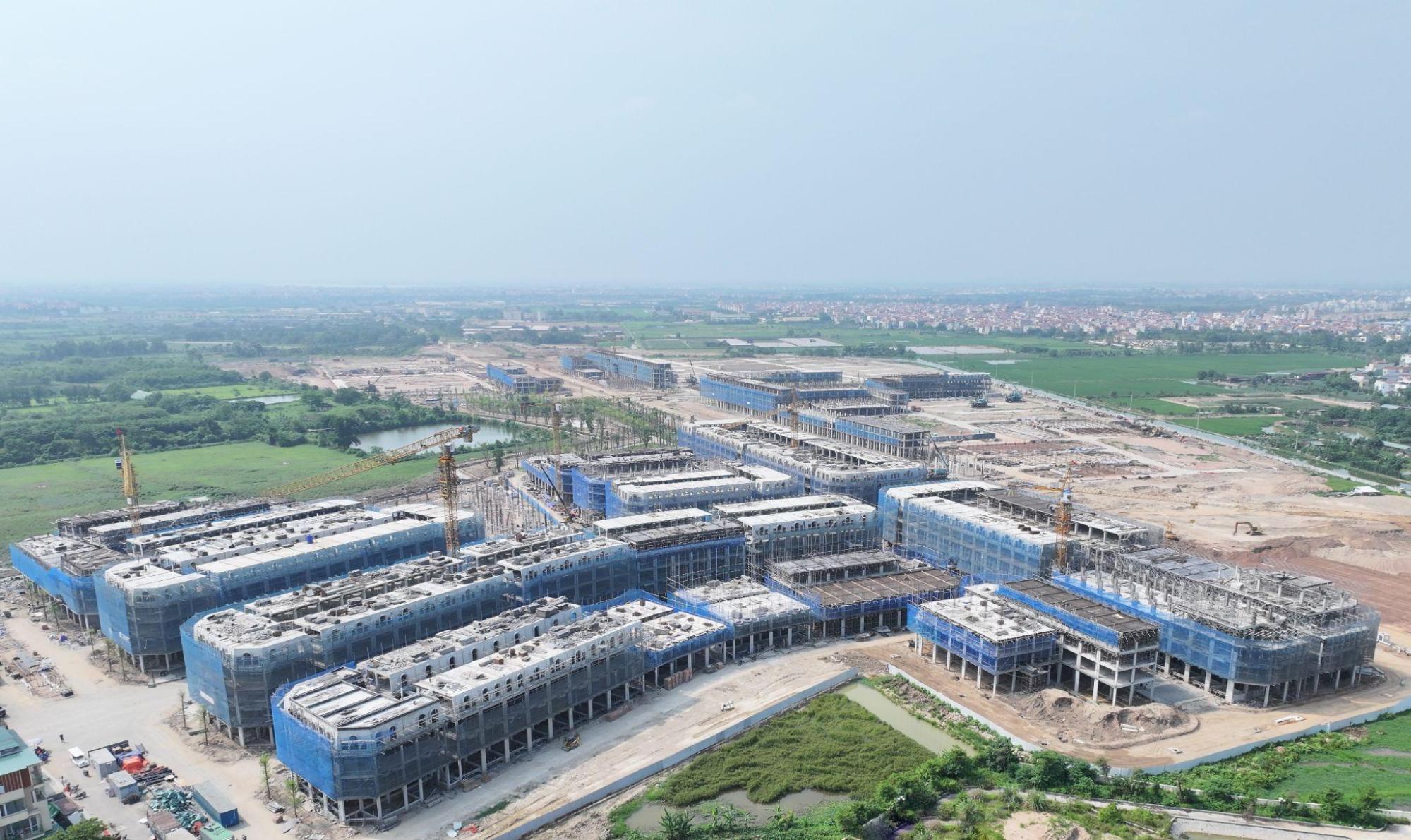 Soi tiến độ Noble Palace Tay Thang Long WorldHotels Residences –  khu đô thị hàng hiệu trên trục đại lộ “nóng” bậc nhất phía Tây Hà Nội