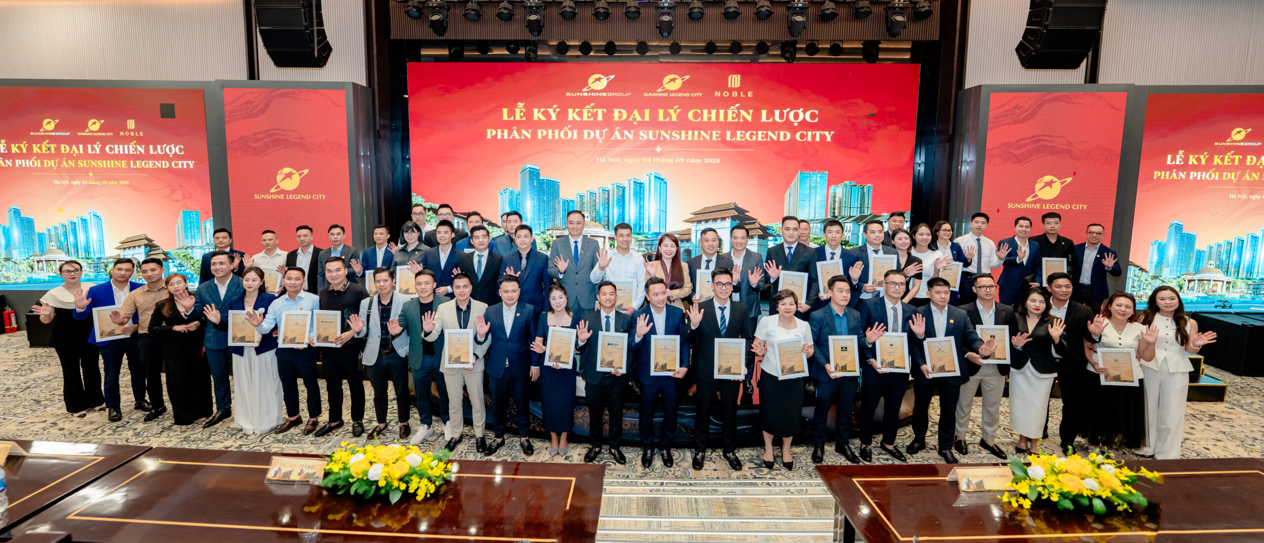 Noble “bắt tay” nhiều đơn vị phân phối uy tín, sẵn sàng đưa Sunshine Legend City tiếp cận hàng vạn khách hàng trên toàn quốc